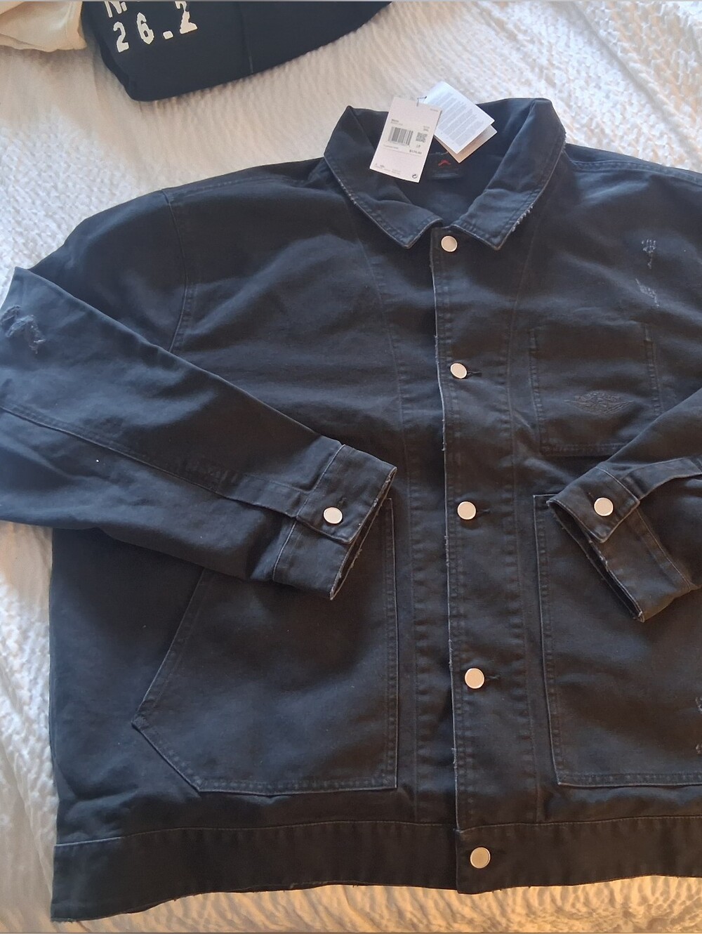 Jordan Rare Air Men's Black Denim Jacket -